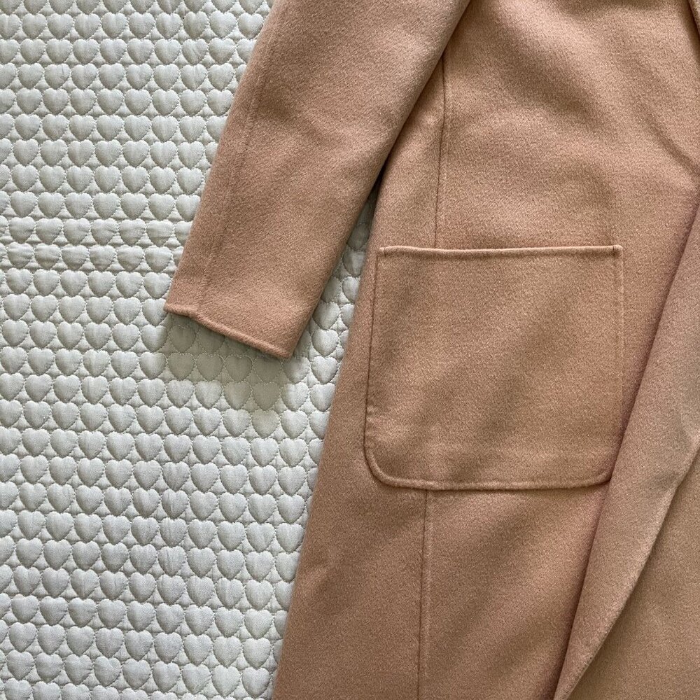 NWOT Ulla Johnson Wool coat Camel Overcoat Size P - Picture 6 of 13